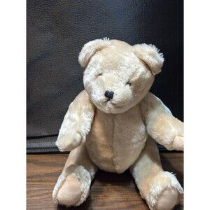 Vintage 15" Jointed Tan Plush Craft Teddy Bear